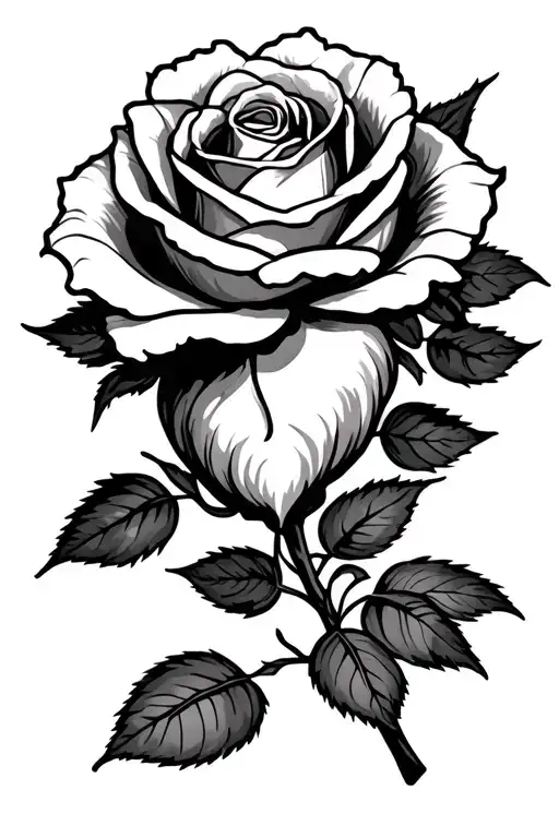 Calvin On A Rose