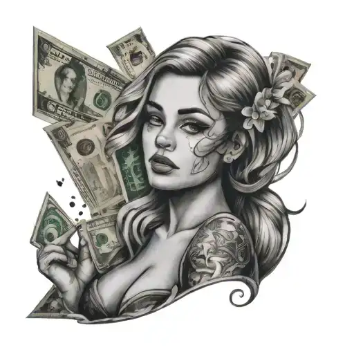 Woman With Money