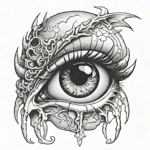 Atlas Holding Eye Sockets