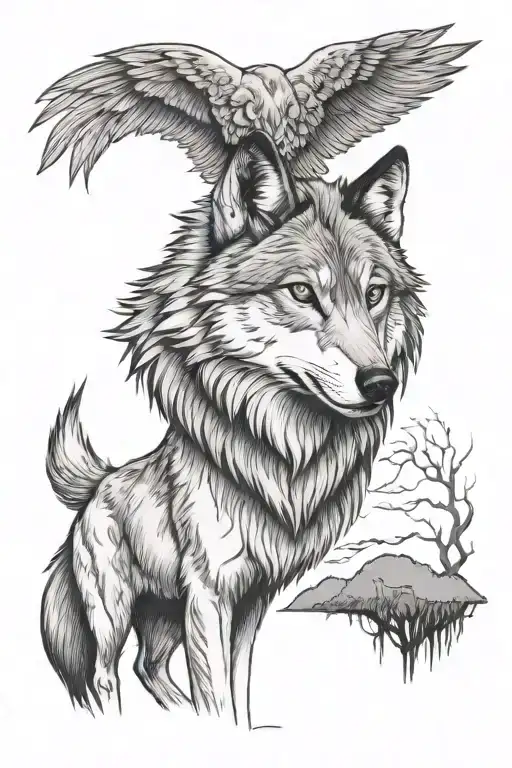 Wolf Standing