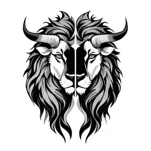 Leo And Taurus Symbol