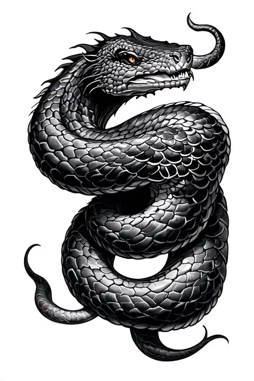 Serpent Coiled Around My Torso