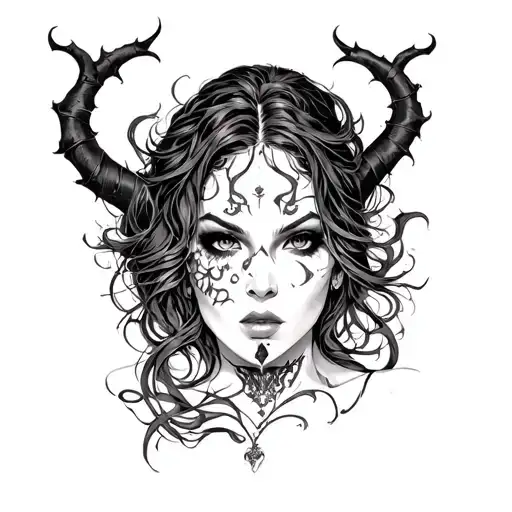 Demonic New Teadiac Woman