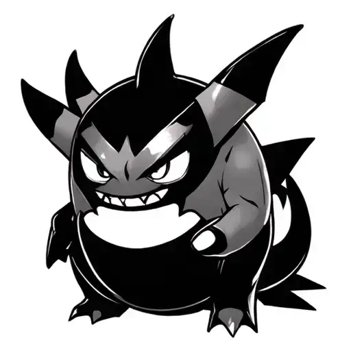 Pokemon Gengar Holding A Masterball