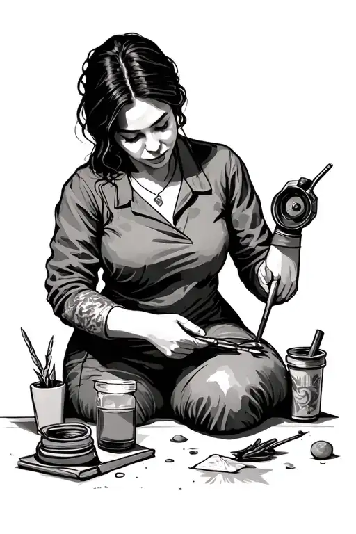 Social Worker Helping