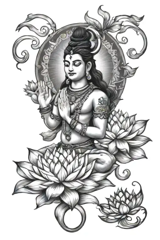 Shiva Lotus Flower