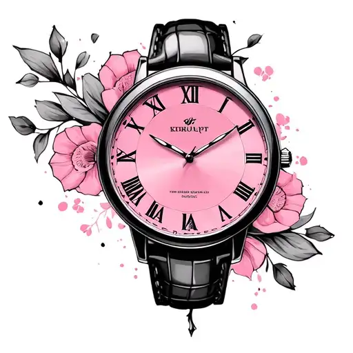 Pink Date Watch