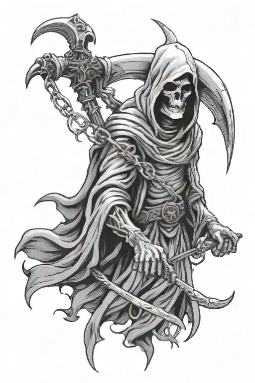 Grim Reaper Holding