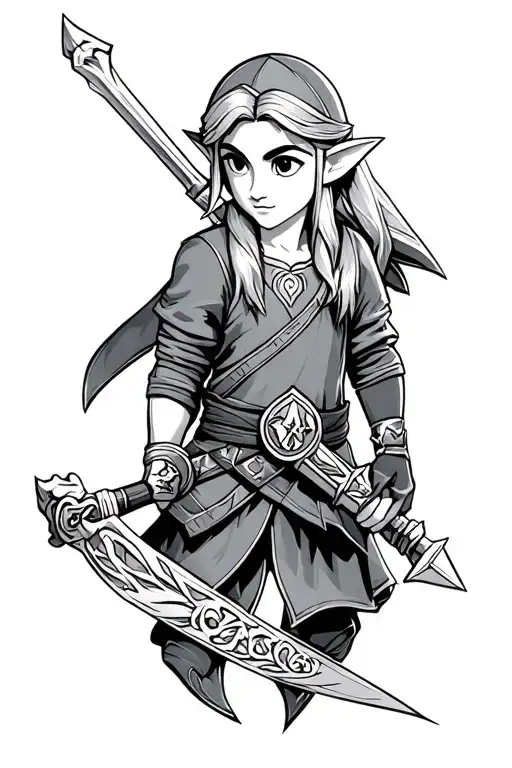 Legend Of Zelda And Link