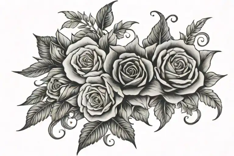 Name Tattoo Sleeve