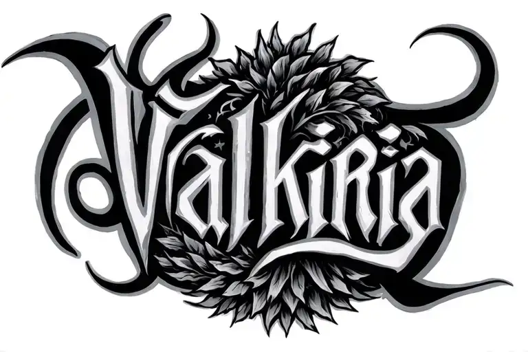 Lettering Valkiria
