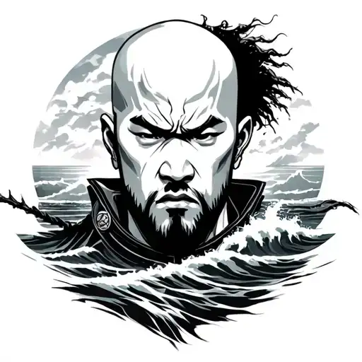 Ocean Bald Head Afro Samurai