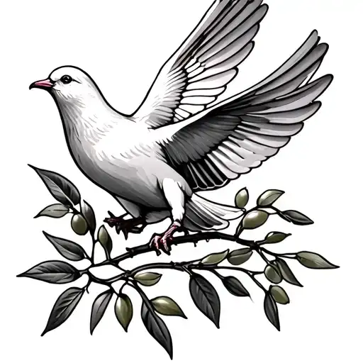 Dove And Olive Branch