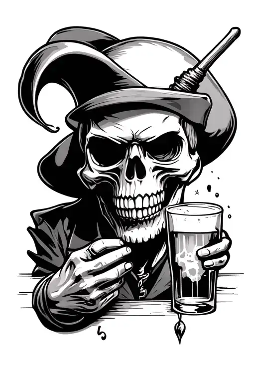 Evil Skulls Bartender