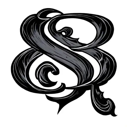 S Letter Wity Little Japanese