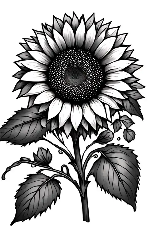 Sunflower And Vines Wrapping