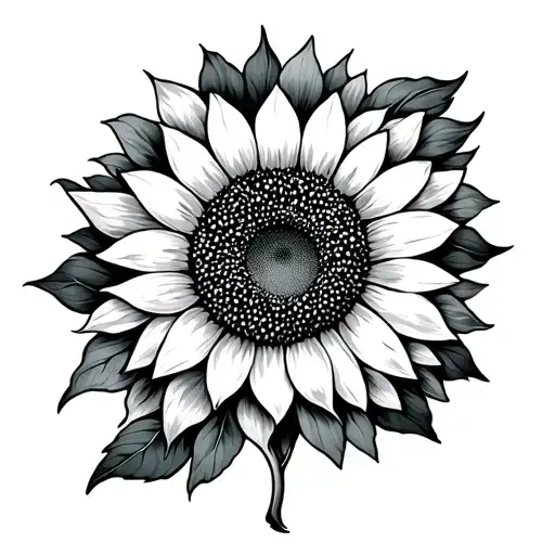 Sunflower Inside Sun