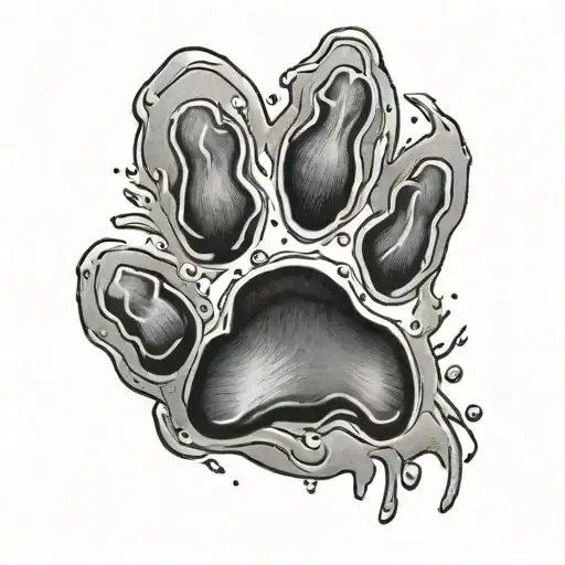 Dog Paw Print
