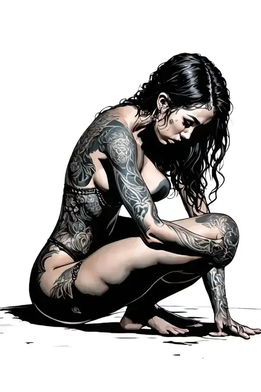 Bdsm Submissive Kneeling