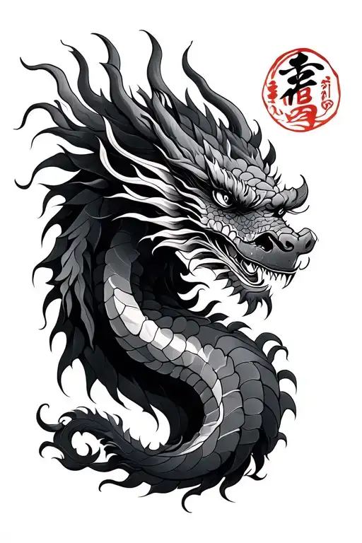 Traditional Japanese Dragon