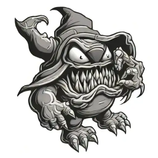 Stitch As Oogie Boogie Tattoo Design