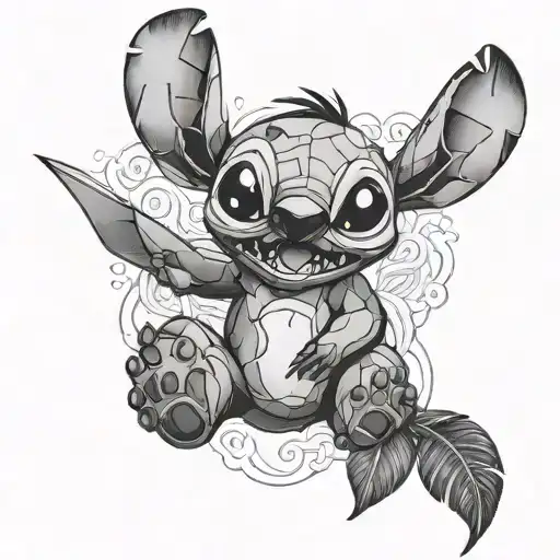 Stitch Tattoo Design