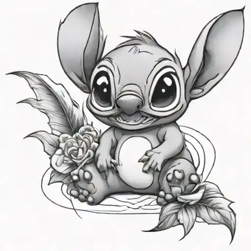 Stitch Tattoo Design
