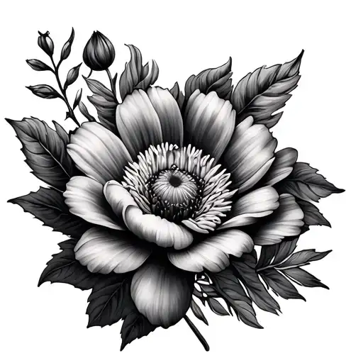 August And October Birth Flower