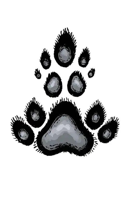 Dog Paw Print