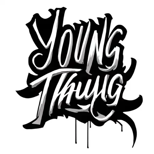 Young Thug Text In Hand