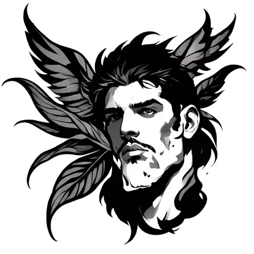 Masculine Line Art Style