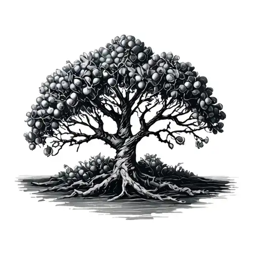 Olive Tree Intertwined