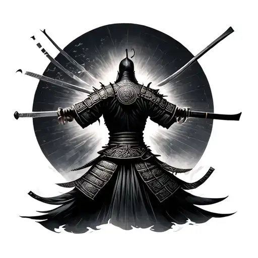 47 Ronin Samurai Back