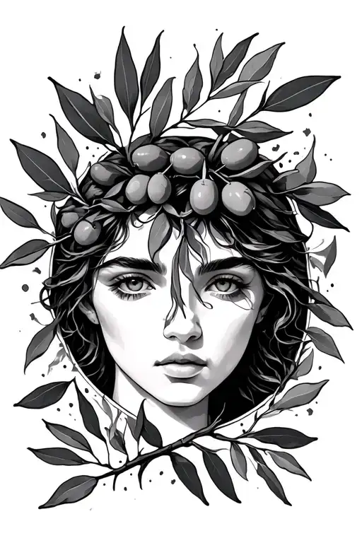 Orion Constellation Holding Olive Branch