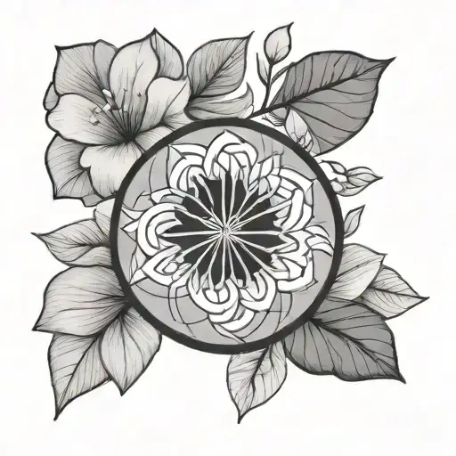 Ikigai Minimalist Tattoo Design