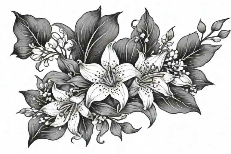 First Name Honorine With Lilies Of The Valley It Must Symbolize Eternal Love For This Person