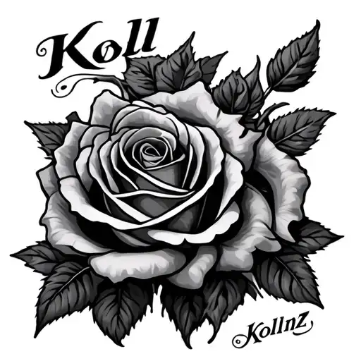 Roses With The Word Kollinz