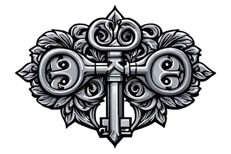 Old Keys Shaped Like