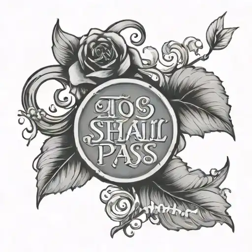 This Too Shall Pass Symbol Incorporating Elements