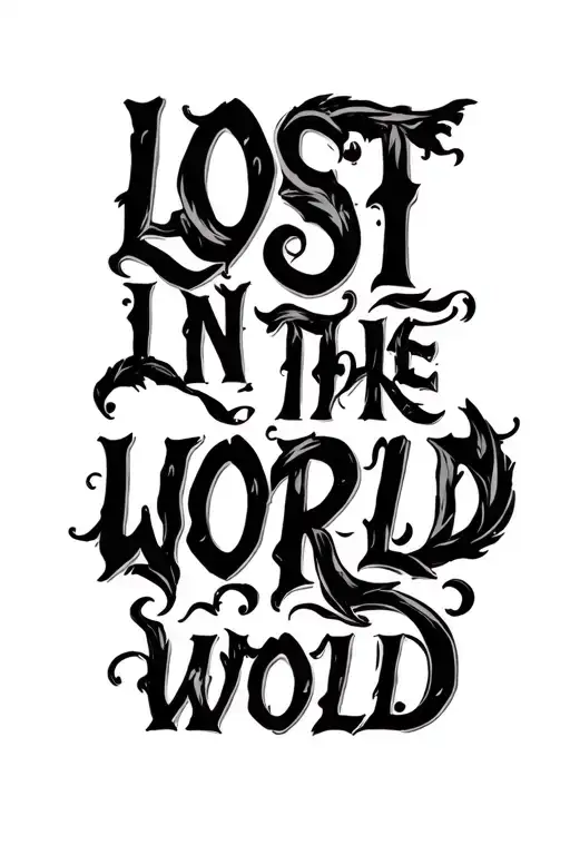 Lost In The World Font