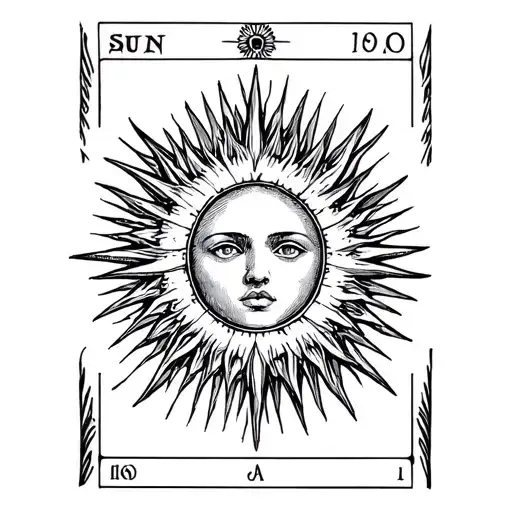 Sun Tarot Card