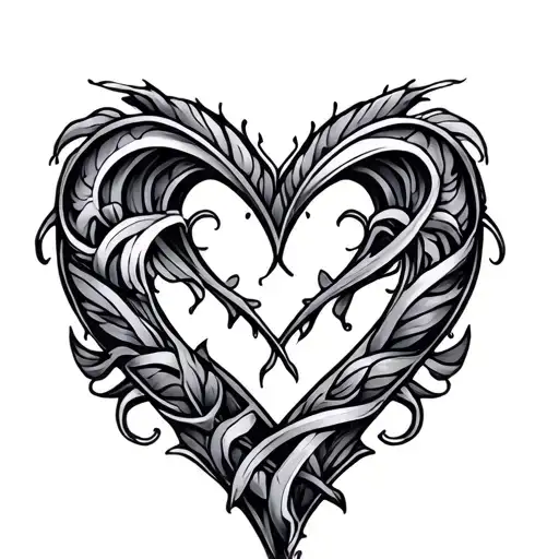 Infinity Heart Shape