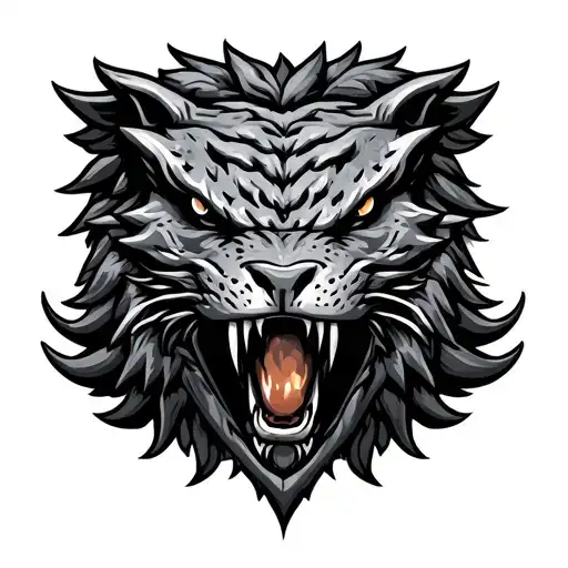 Family Shield With The Apex Predator