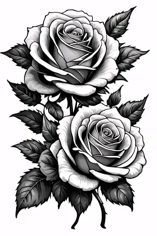 Roses Blooming