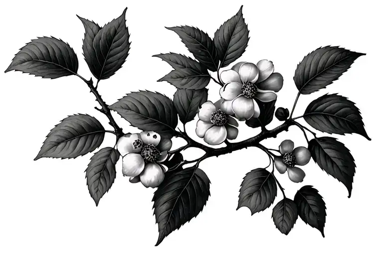 Hawthorn Tree With Koikarper