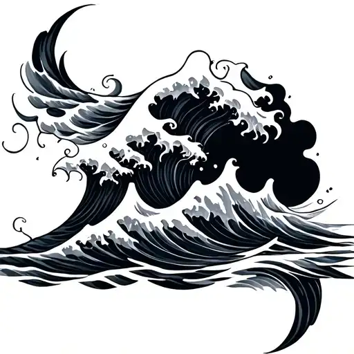 Wave Pattern Cover Up