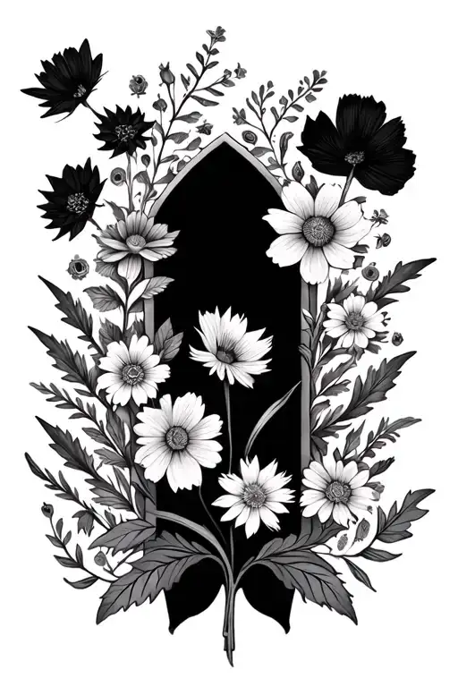 Slavic Patterns And Wildflowers