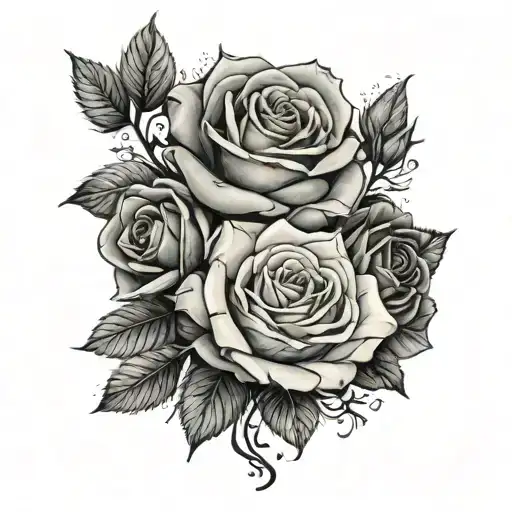 Roses And Date Of Birth Flowers