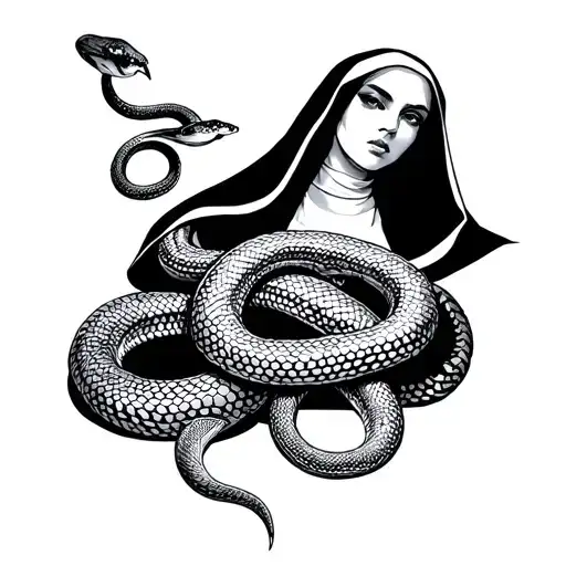 Snakes Sexy Nuns