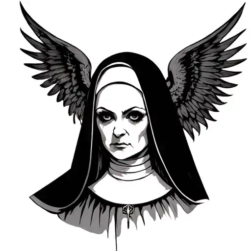 Gothic Nun Horny